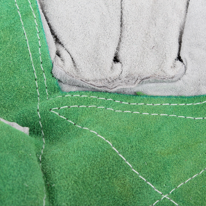 双层牛皮劳保手套耐磨损机械风险搬运工作手套(图5)